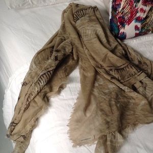 Original Burberry stamp  silk scarf